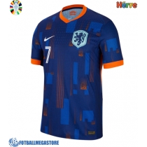 Fotballdrakt Herre Nederland Xavi Simons #7 Bortedrakt EM 2024 Kortermet